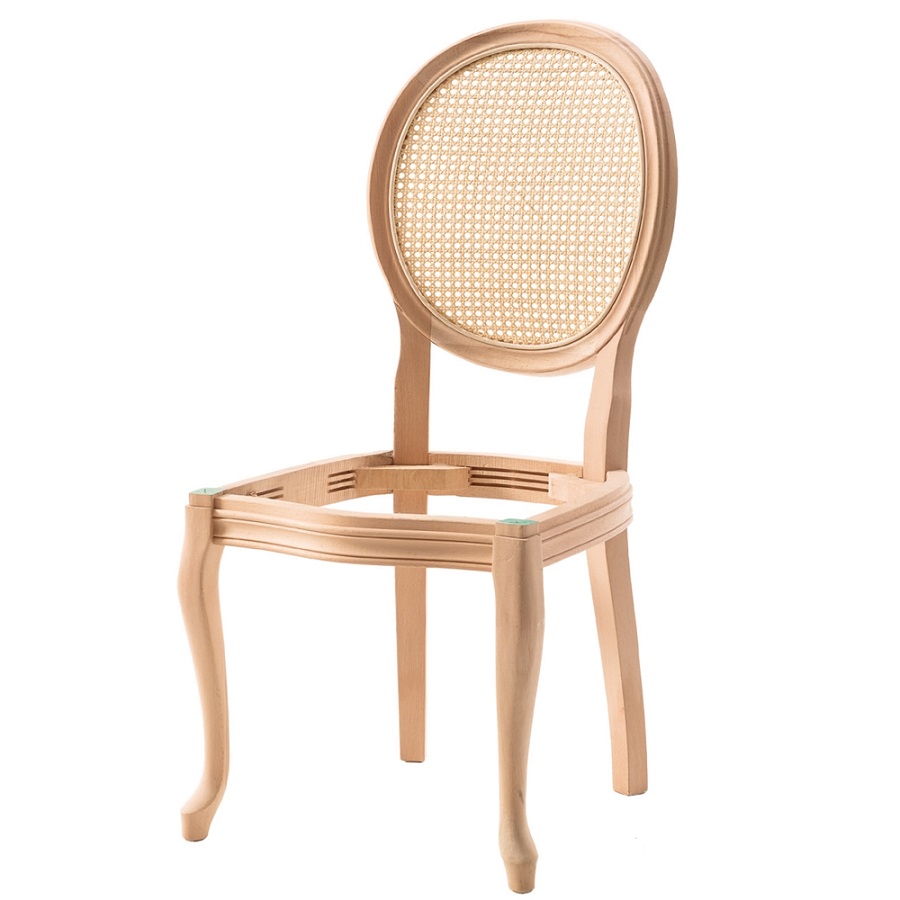 HASIRLI MADALYON SANDALYE Naze Mobilya